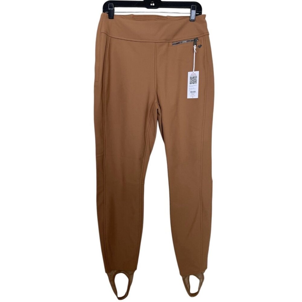 Women’s Obermeyer Womens Size 12 Jinks Softshell Ski Pant Brown Sugar Stirrup
